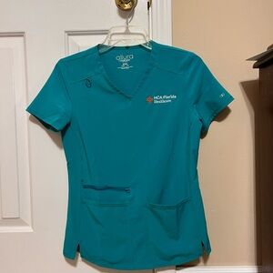 Allura Women's Teal Short Sleeve Top